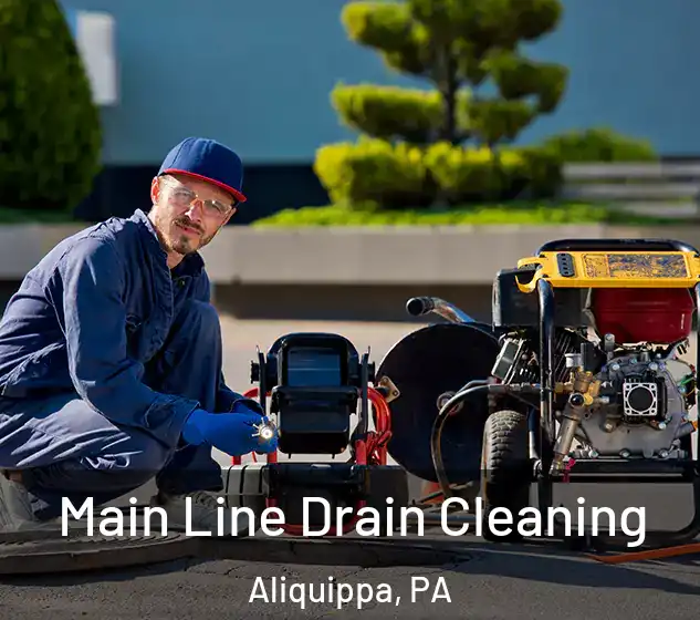  Main Line Drain Cleaning Aliquippa, PA