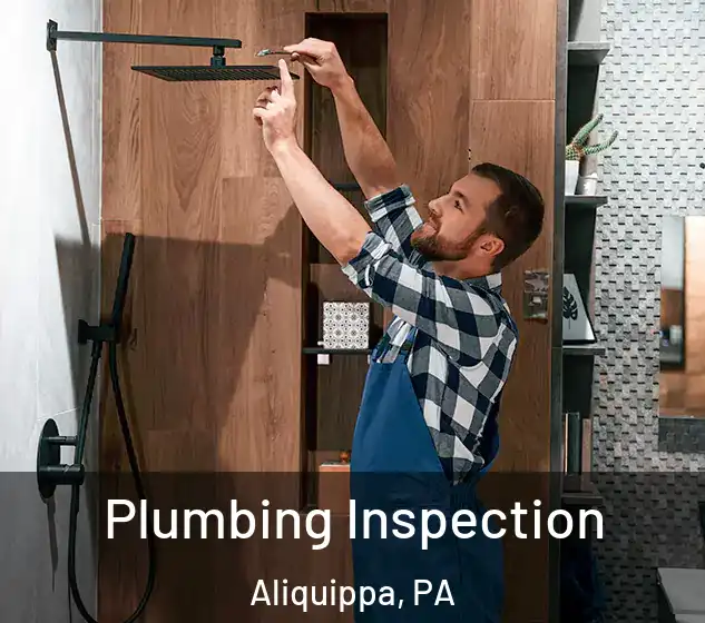  Plumbing Inspection Aliquippa, PA